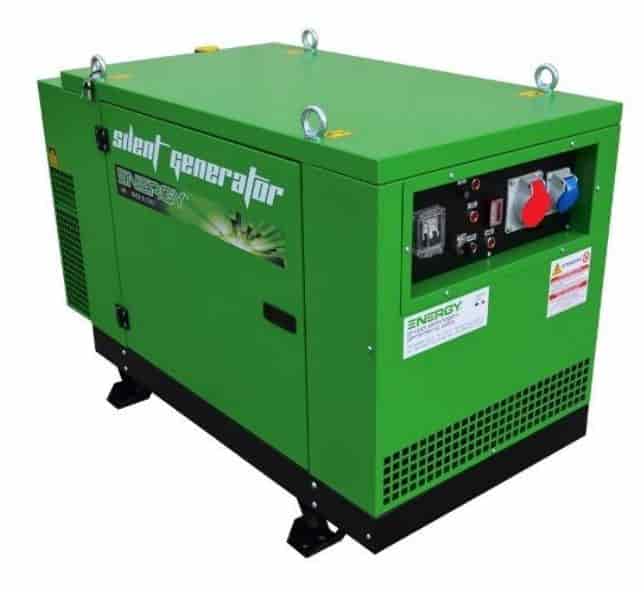 Stromaggregat Energy EY-5TDE-S 3000 U/min mit Elektrostart und Schallverhaubung