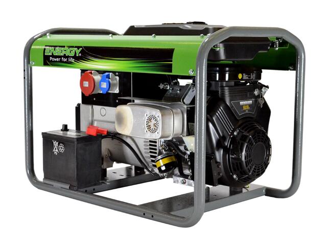 Stromerzeuger Benzin 16kVA 230V 50Hz
Benzinmotor Briggs & Stratton 23PS, Elektrostart, 15 Liter Tank
NSM Generator mit AVR Regelung
leichter Rohrrahmen, Steckdosen CEE 400V 32A 3P+N+T, CEE 230V 16A 2P+T