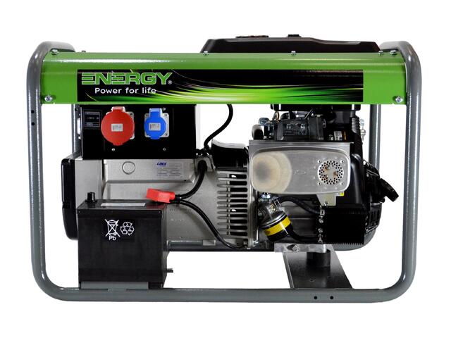 Stromerzeuger Benzin 16kVA 230V 50Hz
Benzinmotor Briggs & Stratton 23PS, Elektrostart, 15 Liter Tank
NSM Generator mit AVR Regelung
leichter Rohrrahmen, Steckdosen CEE 400V 32A 3P+N+T, CEE 230V 16A 2P+T