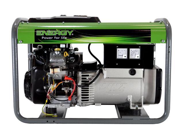 Stromerzeuger Benzin 16kVA 230V 50Hz
Benzinmotor Briggs & Stratton 23PS, Elektrostart, 15 Liter Tank
NSM Generator mit AVR Regelung
leichter Rohrrahmen, Steckdosen CEE 400V 32A 3P+N+T, CEE 230V 16A 2P+T