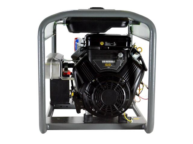 Stromerzeuger Benzin 16kVA 230V 50Hz
Benzinmotor Briggs & Stratton 23PS, Elektrostart, 15 Liter Tank
NSM Generator mit AVR Regelung
leichter Rohrrahmen, Steckdosen CEE 400V 32A 3P+N+T, CEE 230V 16A 2P+T